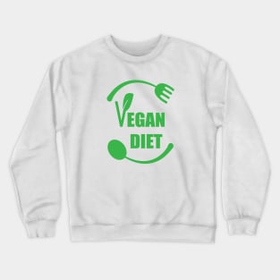 Vegan Diet Crewneck Sweatshirt